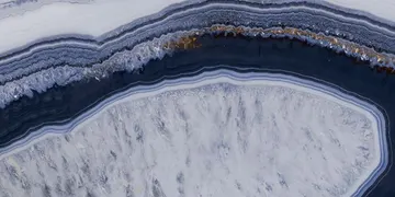 Fir Stone · Agata Blue surface