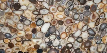 Fir Stone · Agata Yellow, Semi-Precious Stone surface