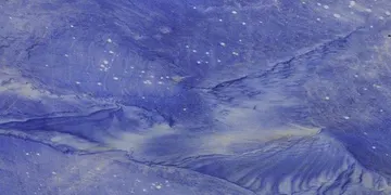 Fir Stone · Macaubas Blue surface