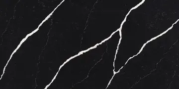 KASA Quartz · K8826 · Calacatta Negro surface