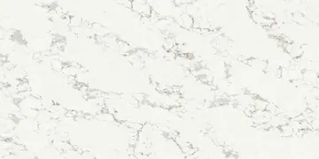 KASA Quartz · KV015 · Arabescato White surface